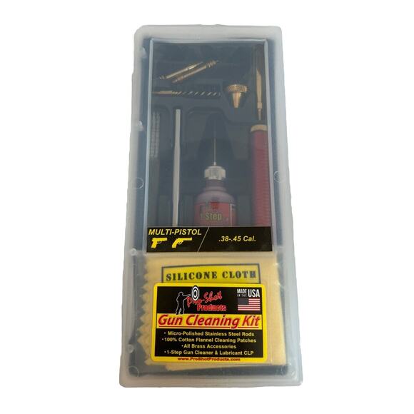 Pro-Shot Products Other - Pro-Shot Classic Pistol Cleaning Kit .38 - .45 Cal MPK38-45 Multi Pistol
